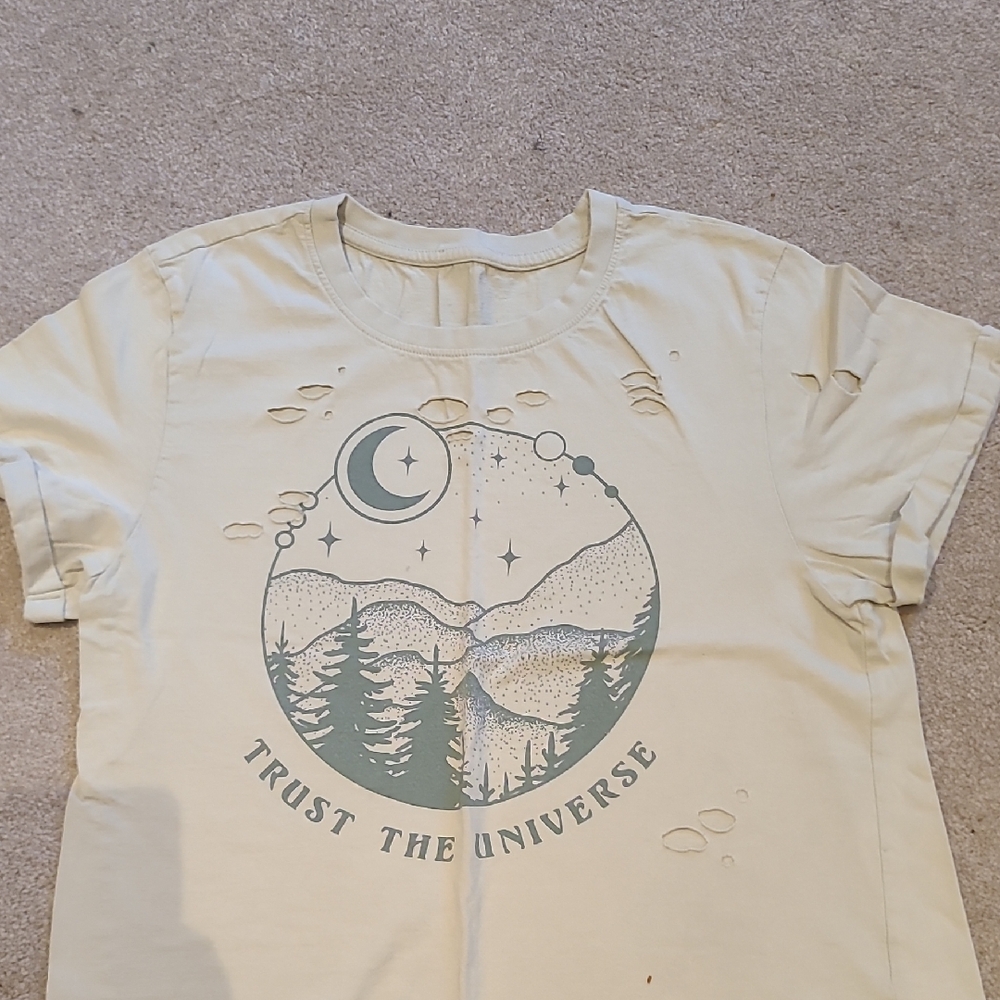 Trust the Universe Graphic Tee - Cream